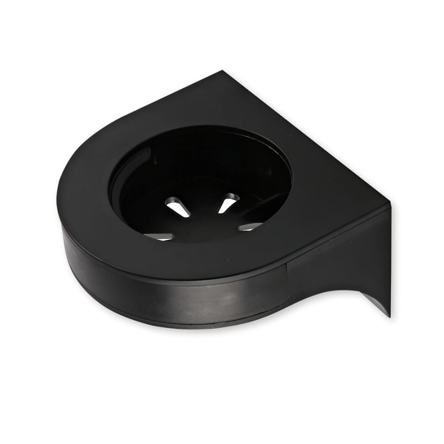 Hygostar® Wandhalterung für Pumpspender, 1-fach, Kunststoffhalter 1 Packung (1 Stück), Schwarz