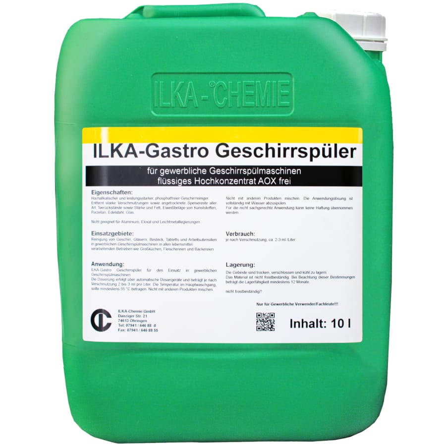 ILKA Gastro Geschirrreiniger für gewerbliche Spülmaschinen