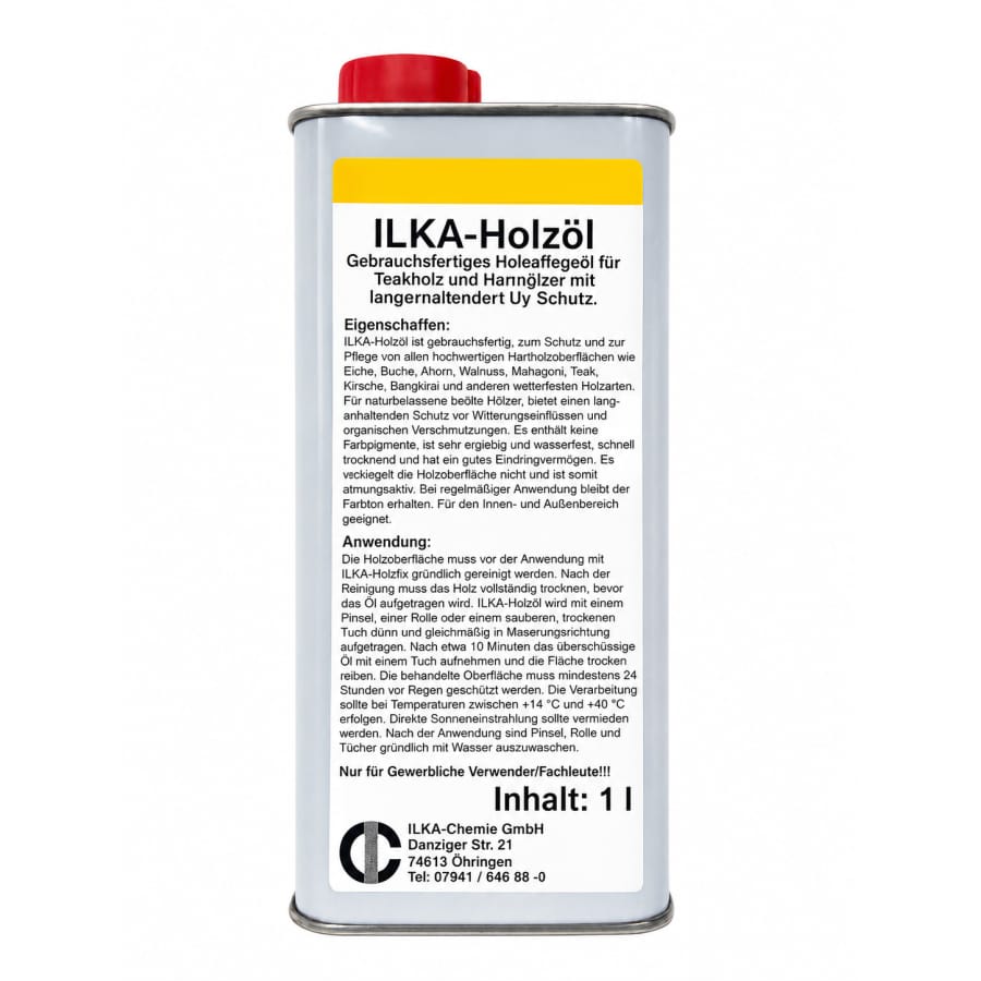 ILKA Holzöl Pflegeöl, gebrauchsfertig 1 Liter Flasche