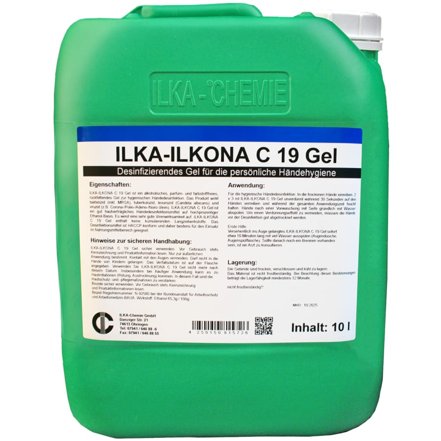 ILKA ILKONA C 19 Gel Händedesinfektionsgel