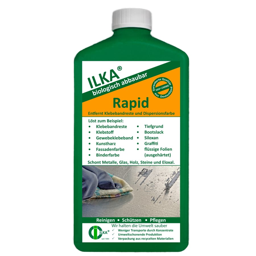 ILKA Rapid Klebeband-, Farb- und Graffitientferner Karton 12 x 1 Liter