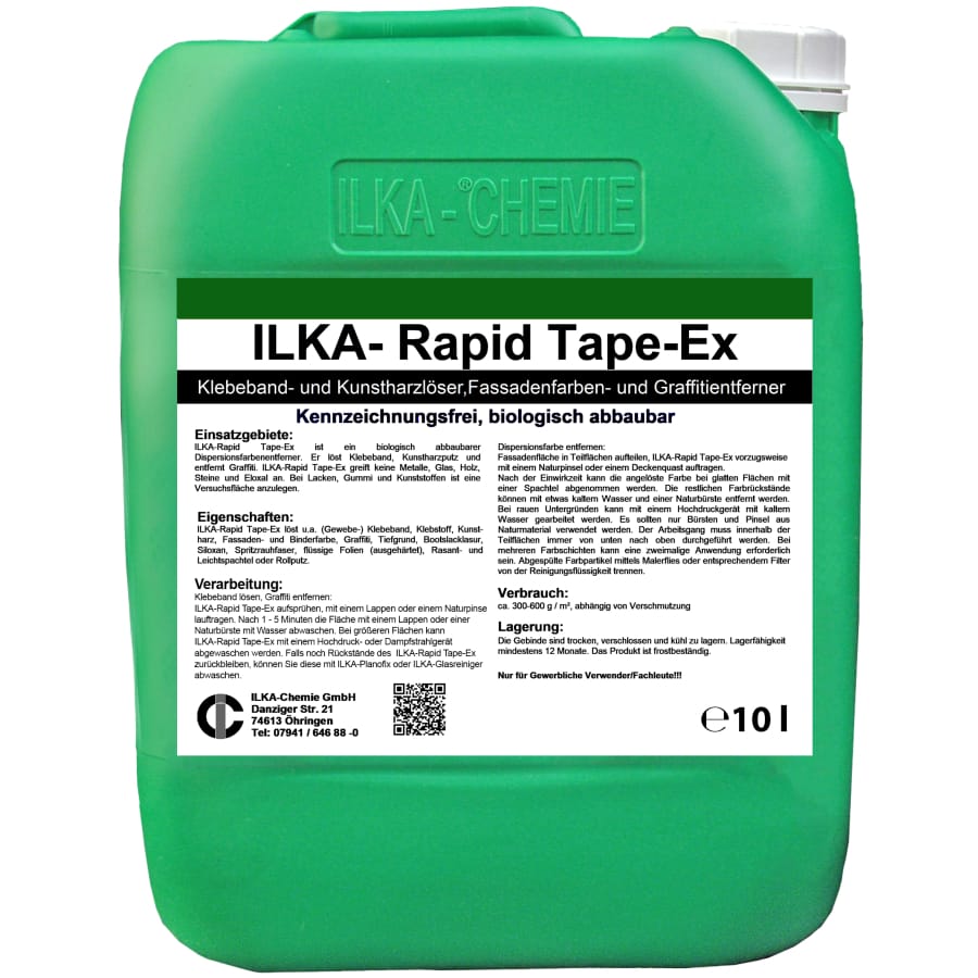 ILKA Rapid Tape-EX Graffitientferner 10 Liter Kanister