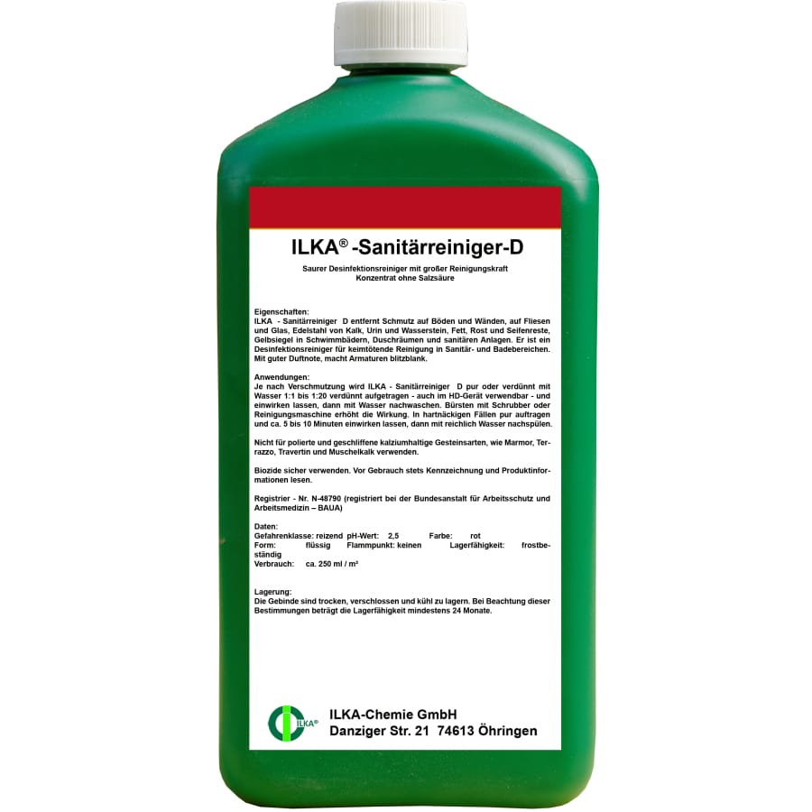 ILKA Sanitärreiniger D Karton 12 x 1 Liter