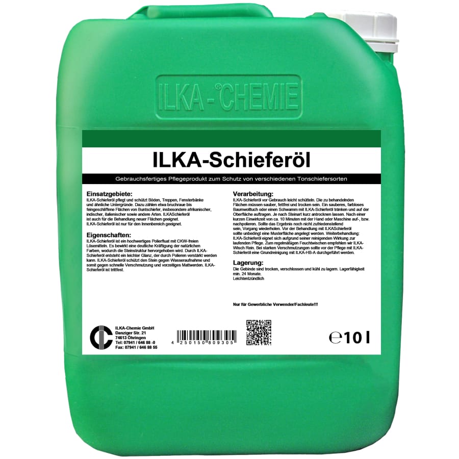 ILKA Schieferöl für Schieferböden 10 Liter Kanister