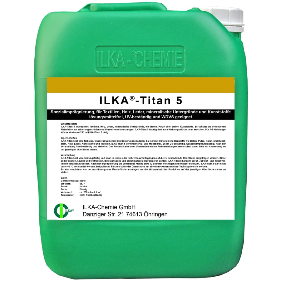 ILKA Titan 5 Spezialimprägnierung 10 Liter Kanister