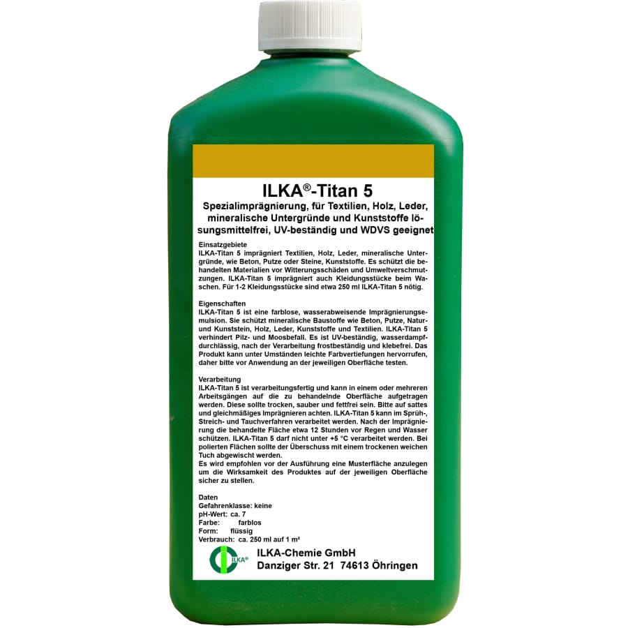 ILKA Titan 5 Spezialimprägnierung Karton 12 x 1 Liter