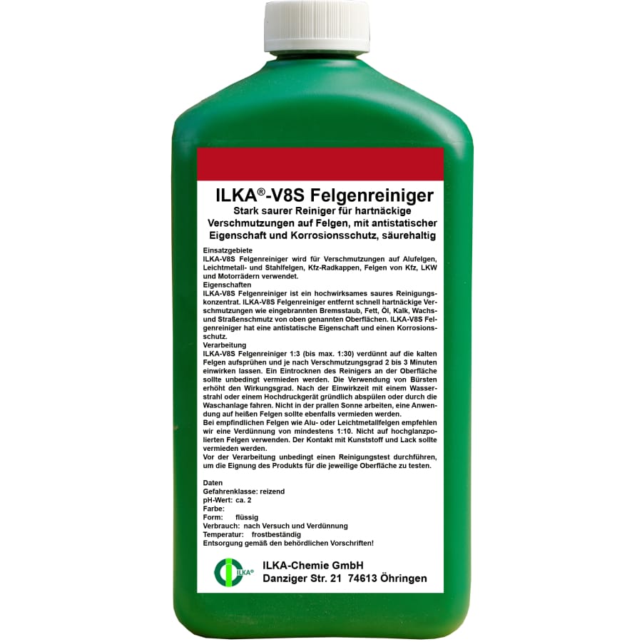 ILKA V8S Felgenreiniger Karton 12 x 1 Liter