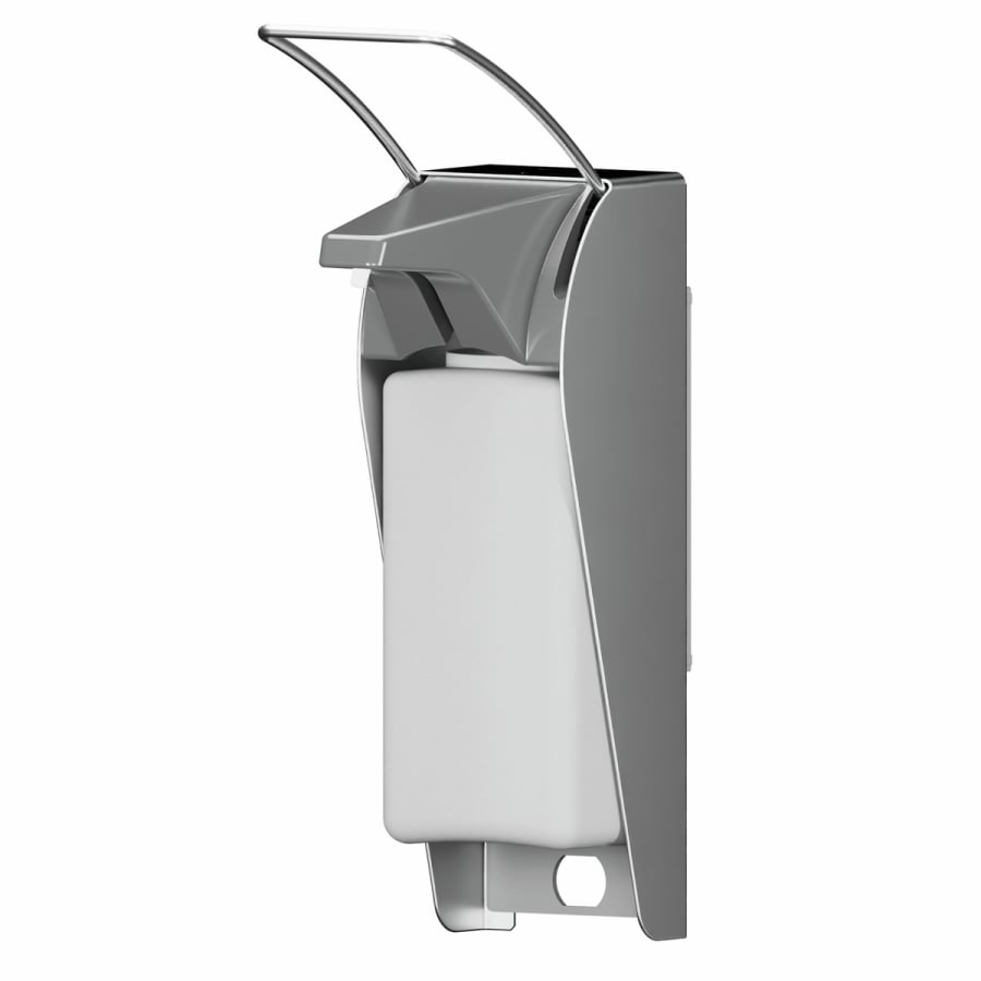 ingo-man® go Eurospender für Seife und Desinfektionsmittel, mattsilber 1000 ml