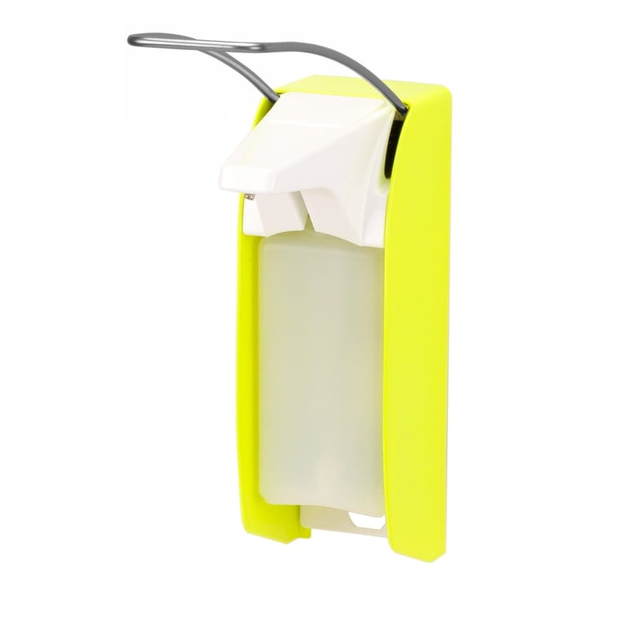 ingo-man® plus IMP E/ELS P/24 Seifen- und Desinfektionsmittelspender, Signalfarben langer Hebel, leuchtgelb