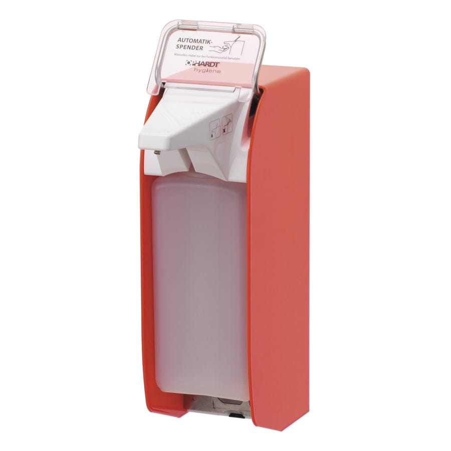 ingo-man® plus IMP Touchless Seifen- und Desinfektionsmittelspender, Signalfarben leuchtrot