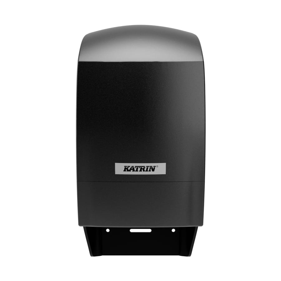 KATRIN Inclusive System Toilettenpapierspender, abschließbar schwarz