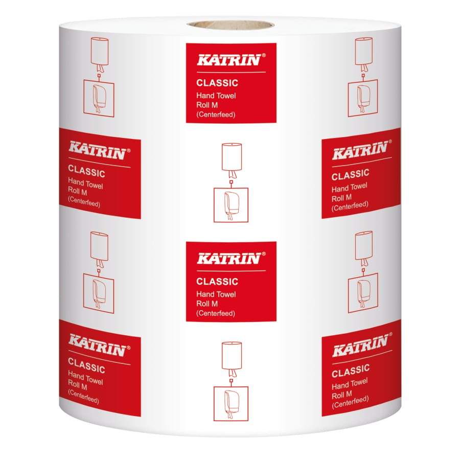 KATRIN Plus Centerfeed Handtuch-Mehrzweckrolle M 1000 Blatt