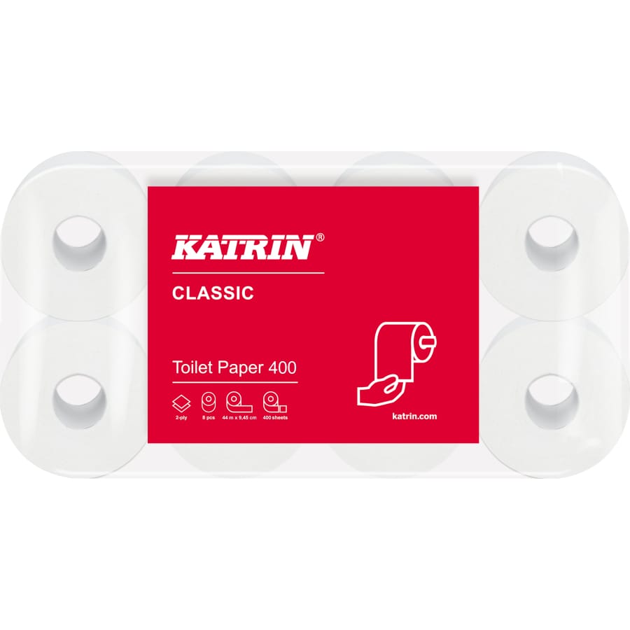 KATRIN Toilettenpapierrolle 400 Blatt