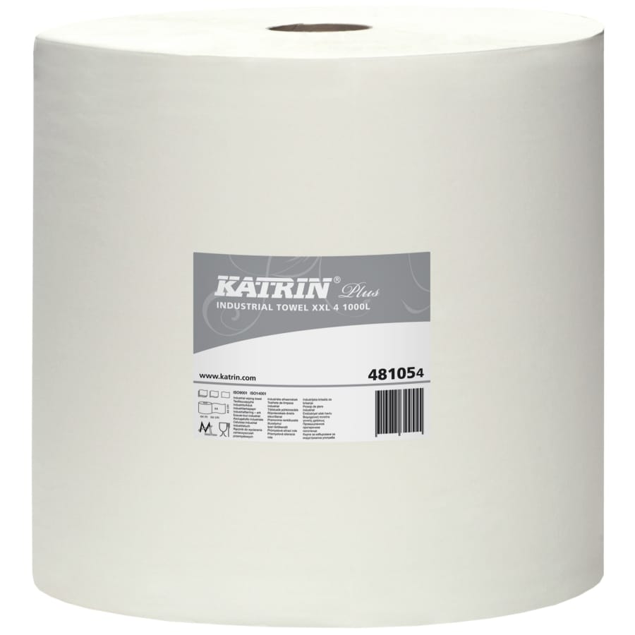 KATRIN XXL Putztuchrolle, 38 x 36 cm, hochweiß