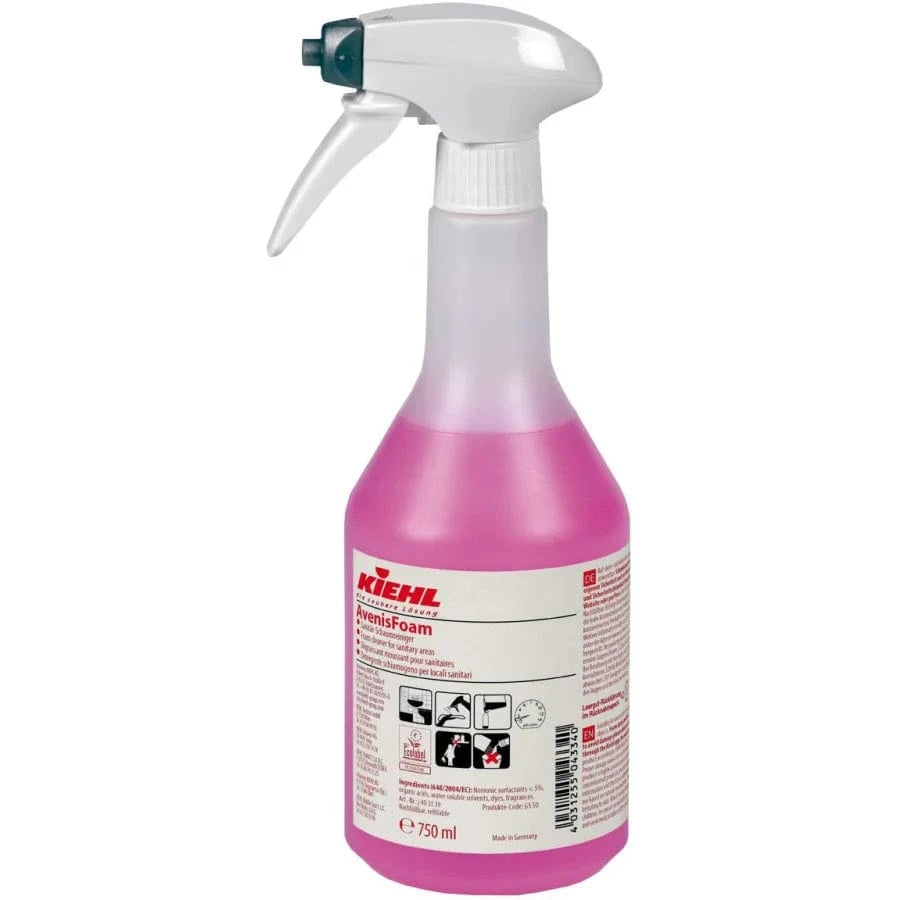 Kiehl AvenisFoam Sanitär-Schaumreiniger in Sprayflasche, 750 ml, effektive Reinigung gegen Kalk und Urinstein.