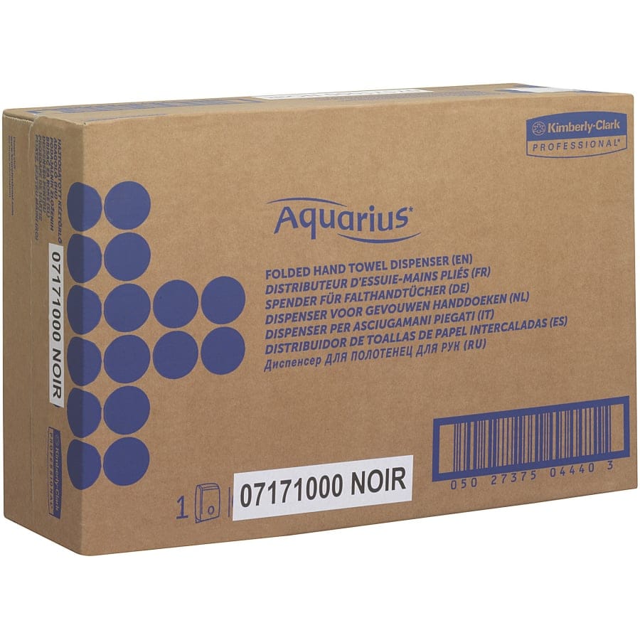 Kimberly-Clark Aquarius Handtuchspender, schwarz