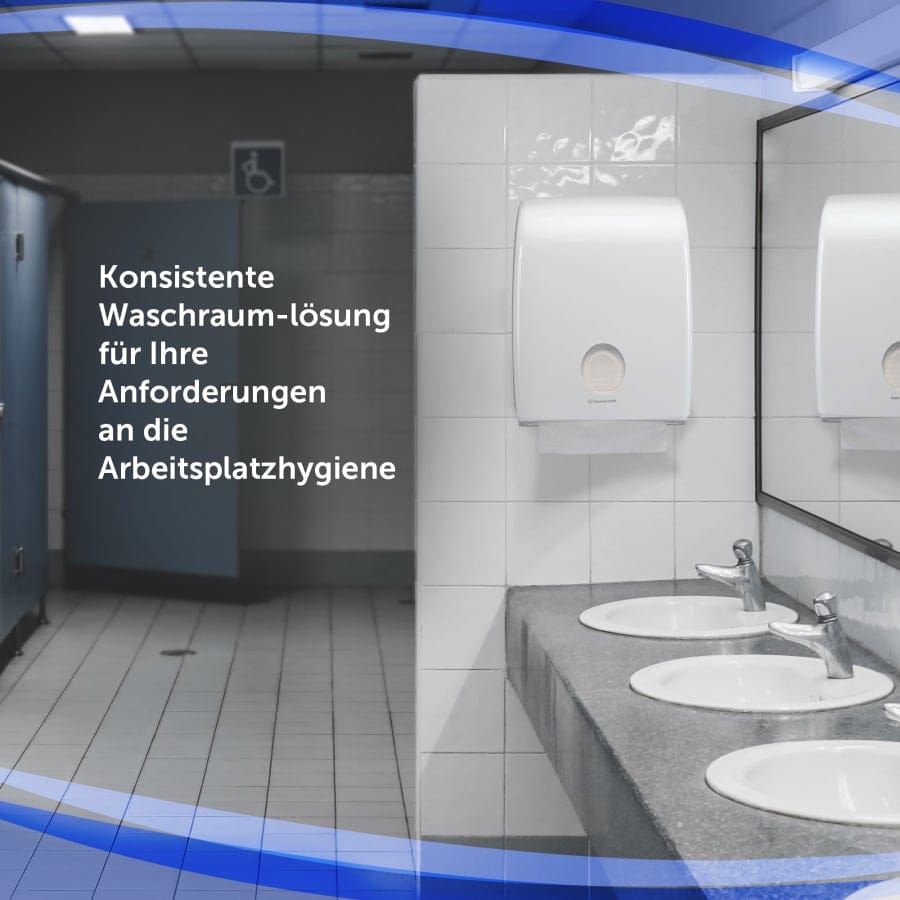 Kimberly-Clark Aquarius Handtuchspender, weiß, mit Sichtfenster