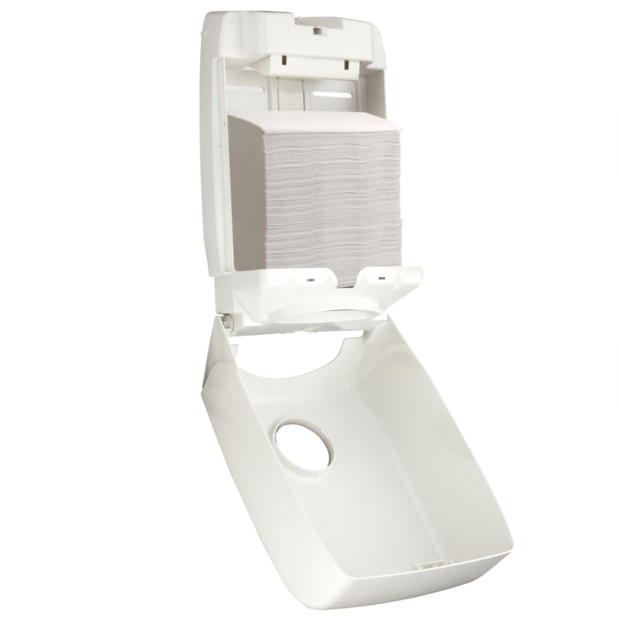 Kimberly-Clark Aquarius Handtuchspender, weiß, mit Sichtfenster