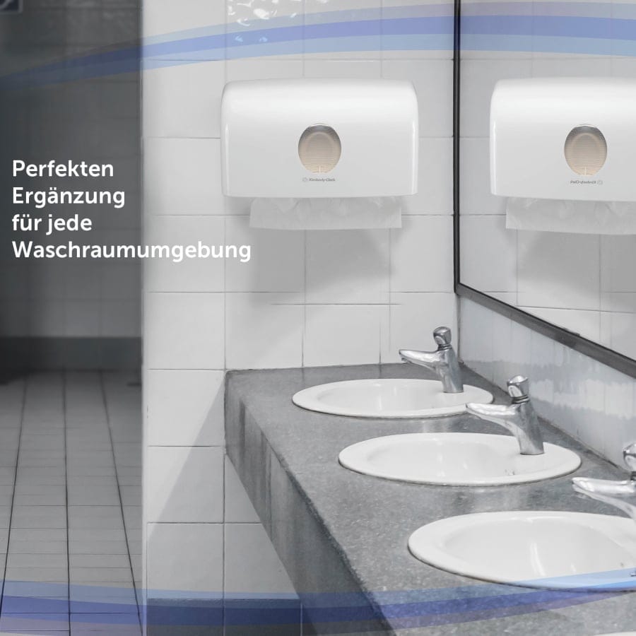 Kimberly-Clark Aquarius Multifold-Handtuchspender, weiß