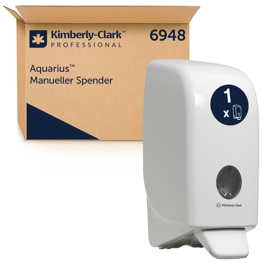Kimberly-Clark Aquarius Seifenspender, weiß, 1L