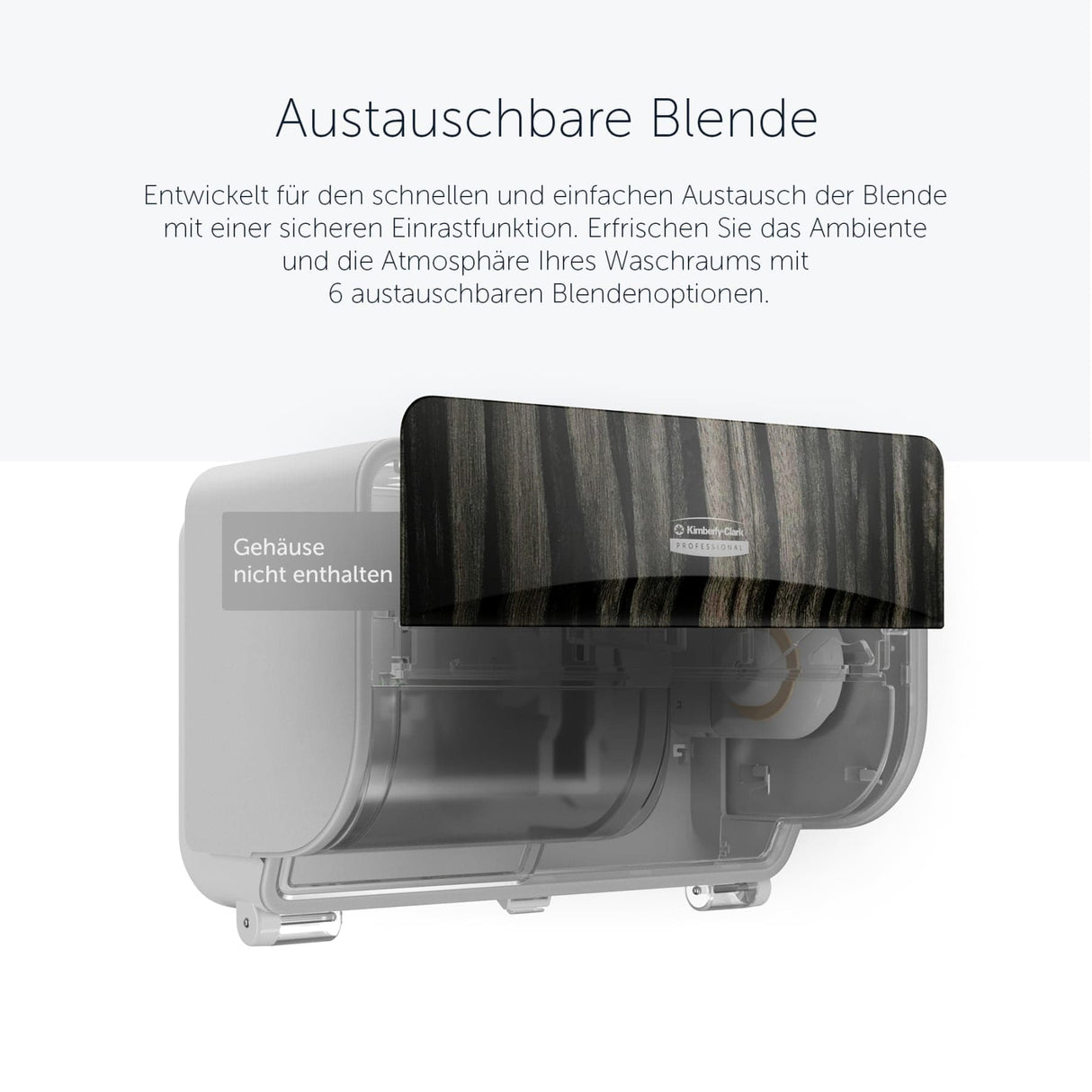 Kimberly-Clark Professional ICON Blende Motiv EBENHOLZMASERUNG