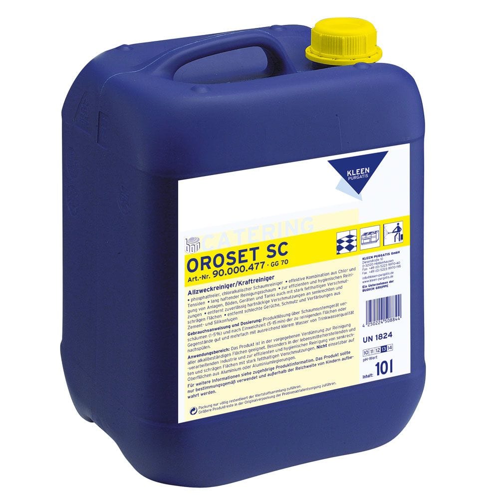 Kleen Purgatis Oroset SC Schaumreiniger, chloralkalisch Inhalt: 10 Liter Kanister
