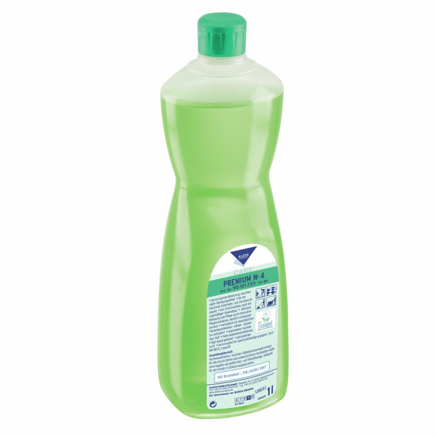 Kleen Purgatis Premium N°4 Polymer-Wischpflege - optimal für Sporthallen Inhalt: 1 Liter Flasche