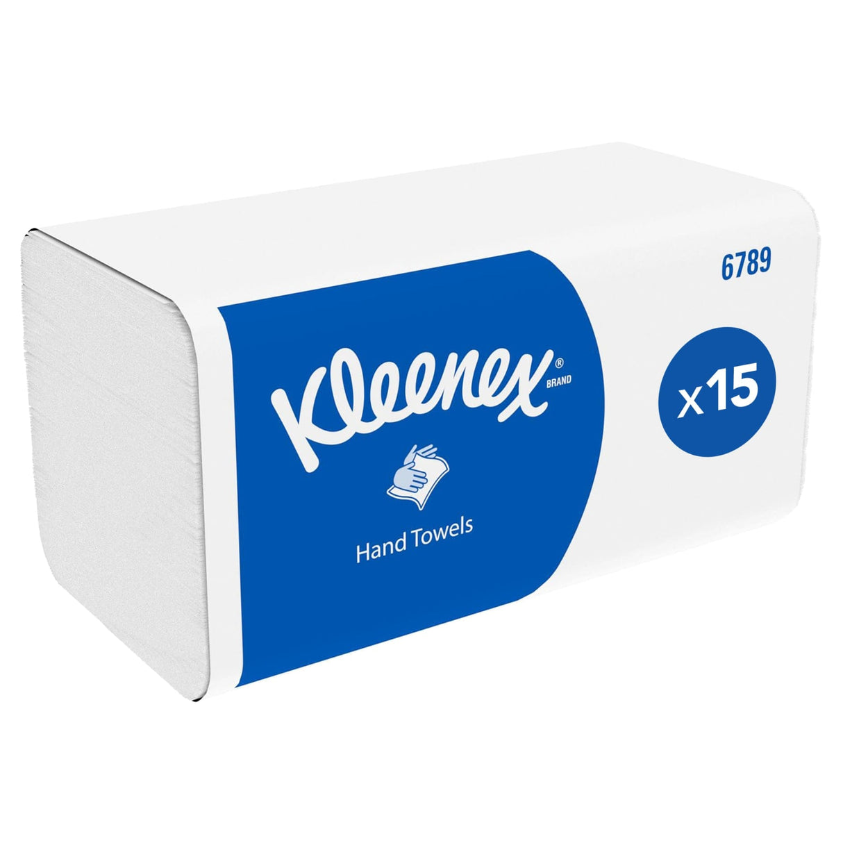 KLEENEX® Falthandtücher, Interfold, weiß 1 Karton = 15 Packungen à 186 Stück = 2790 Tücher, 21 x 21,5 cm