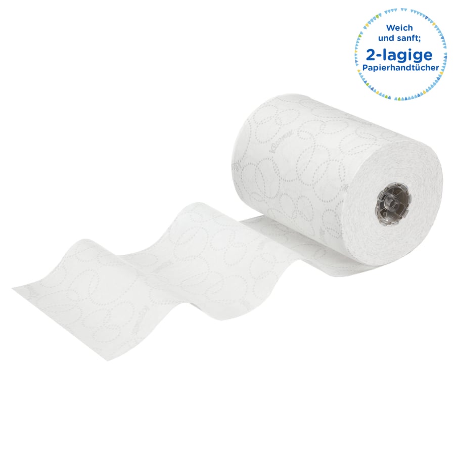 KLEENEX Handtuchpapier Ultra Slimroll™, gerollt, 19,8 cm x 100 m