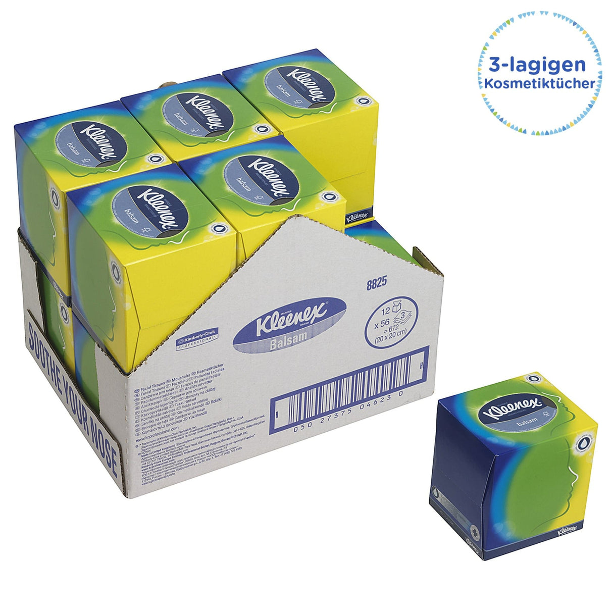 KLEENEX® Kosmetiktücher Würfel-Box