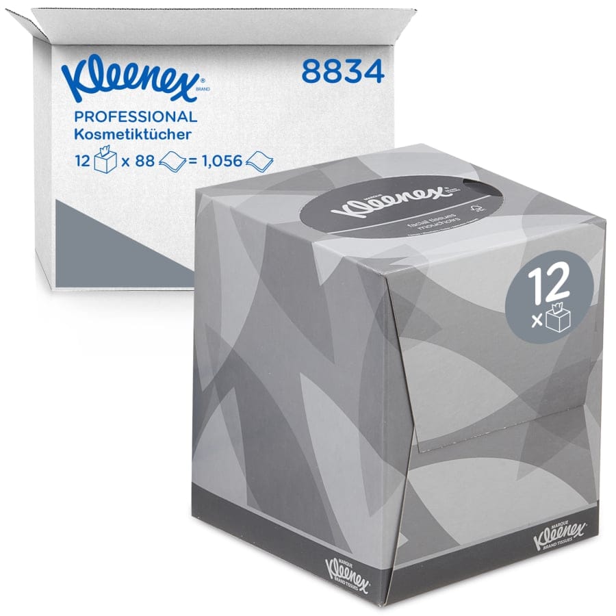 KLEENEX® Kosmetiktücher Würfel-Box
