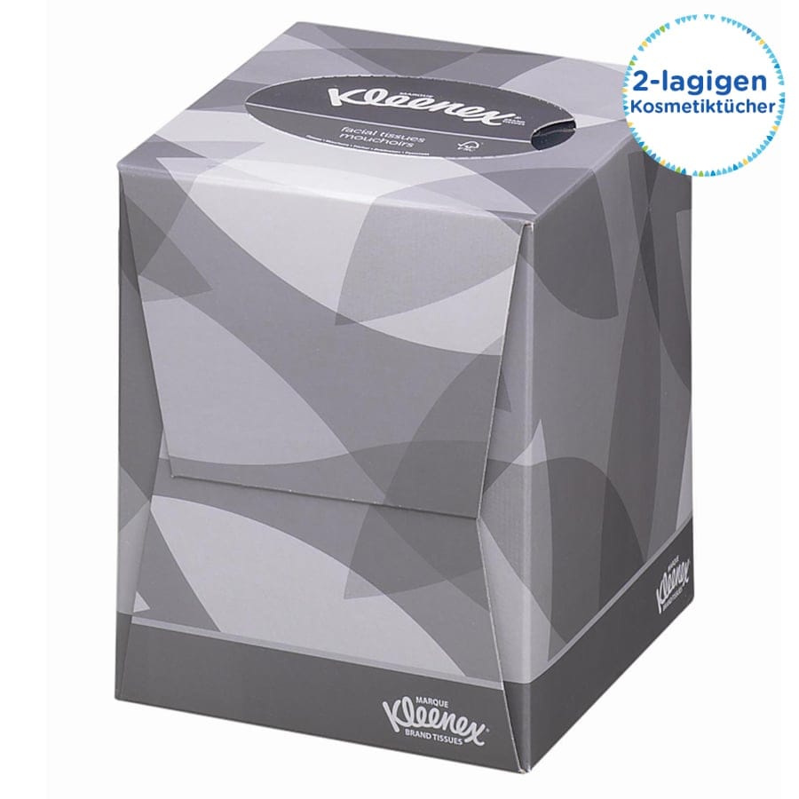 KLEENEX® Kosmetiktücher Würfel-Box
