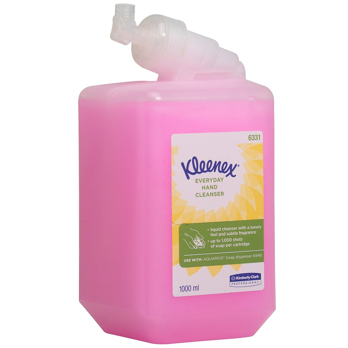 KLEENEX Normale Waschlotion pink parfümiert 6x1 Liter