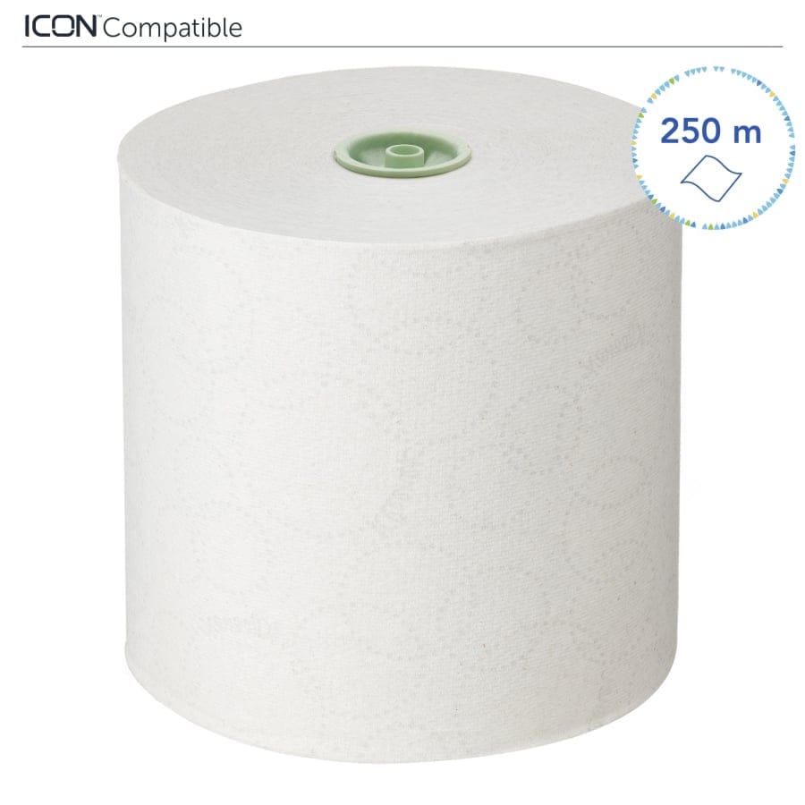 KLEENEX® Papierhandtücher auf Rollen 1-lagig, weiß, Großrolle