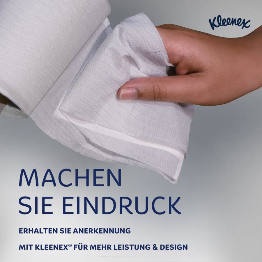 KLEENEX® Toilettenpapierrollen 3-lagig, weiß, Großpackung
