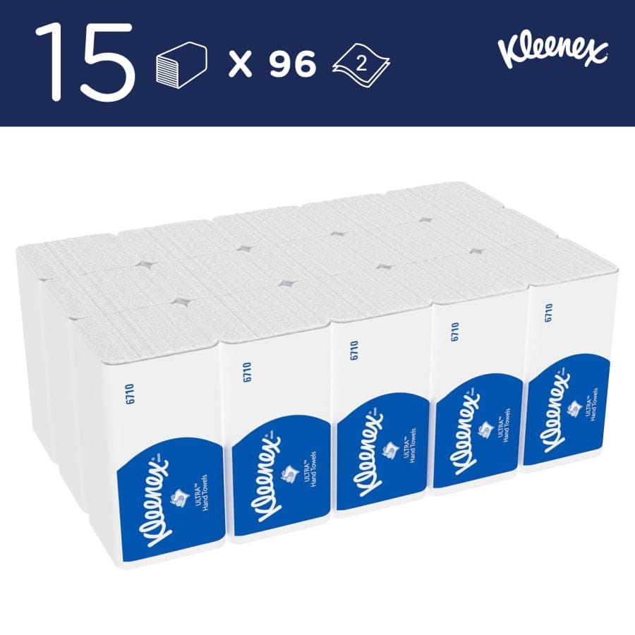Kleenex® Ultra™ Handtuchpapier, 3-lagig, 31,5 x 21,5 cm