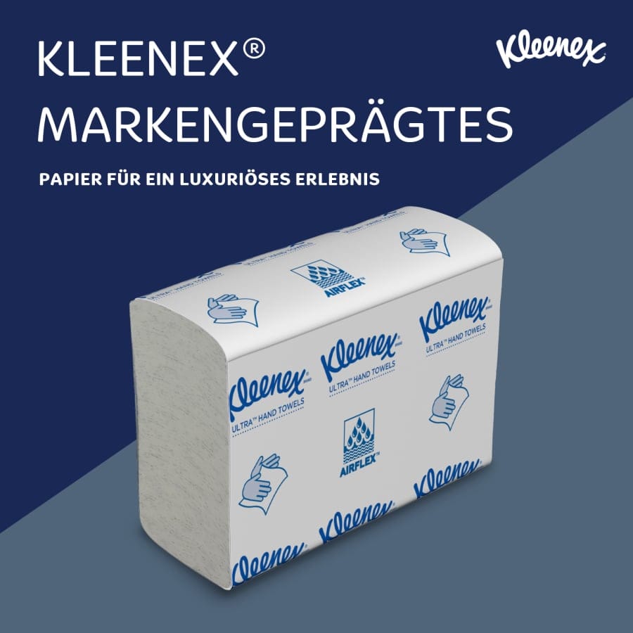 Kleenex® Ultra™ Papierhandtücher, 2-lagig, Z-Falz, 24,1 x 19,1 cm