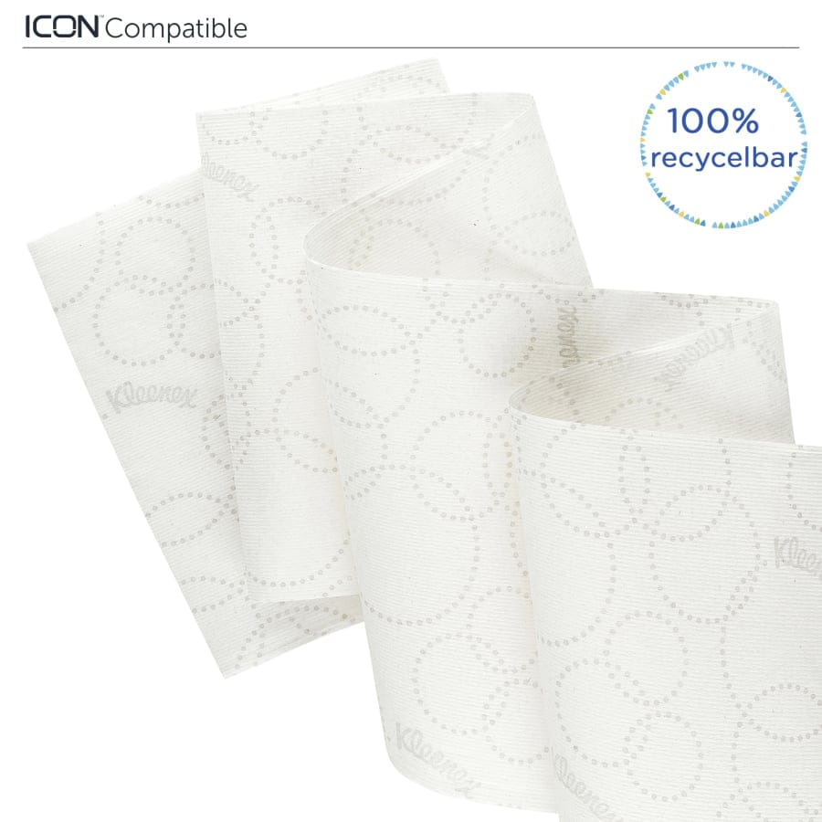 KLEENEX® Ultra Papierhandtuchrollen, 2-lagig, weiß, Großrolle
