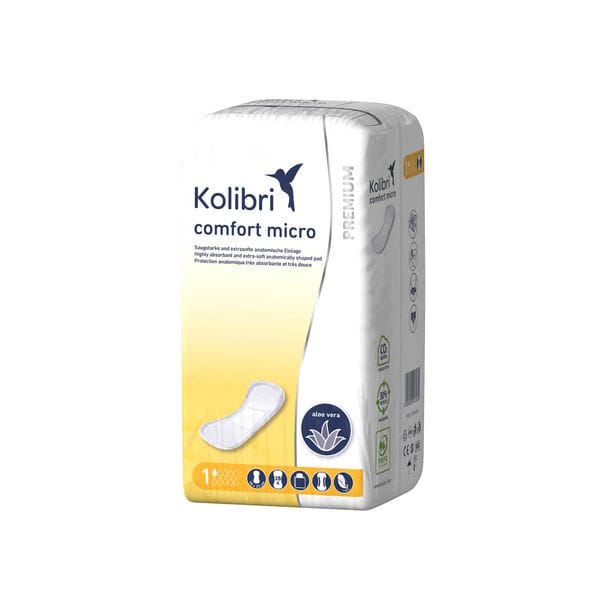 Kolibri comfort PREMIUM Inkontinenzvorlage micro - 10 x 23 cm - Beutel à 28 Stück