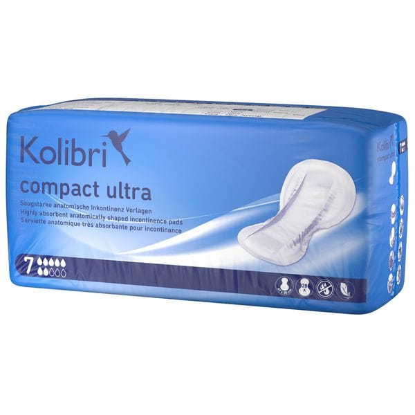 Kolibri compact SOFT Inkontinenzvorlage ultra - 69 x 35 cm - Beutel à 28 Stück