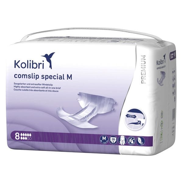 Kolibri comslip PREMIUM special Inkontinenzslip M - 80 - 145 cm - Beutel à 28 Stück