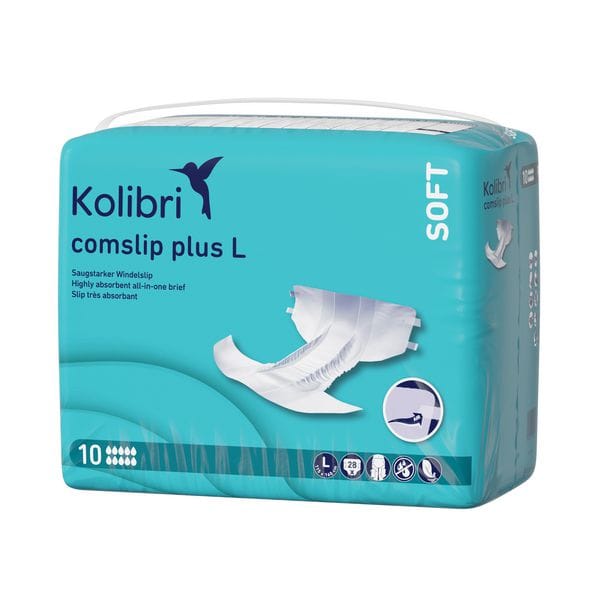 Kolibri comslip SOFT plus Inkontinenzslip L - 115 - 160 cm - Beutel à 28 Stück