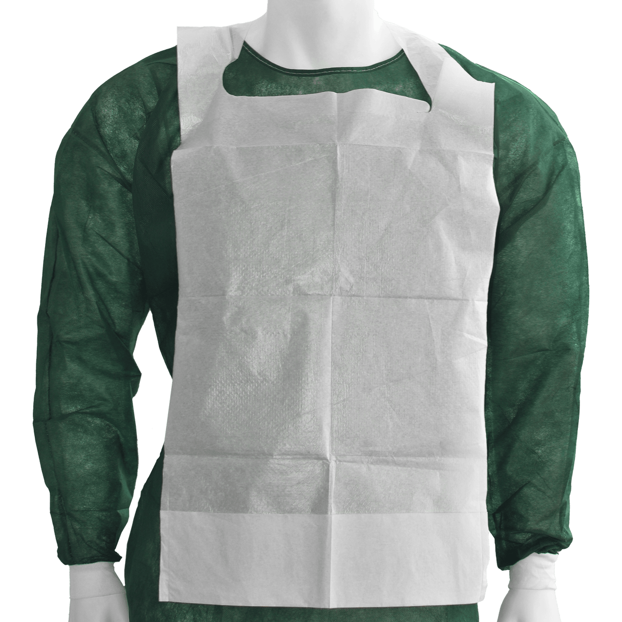 MaiMed Bibs Einweglätzchen für Erwachsene - mit Auffangtasche