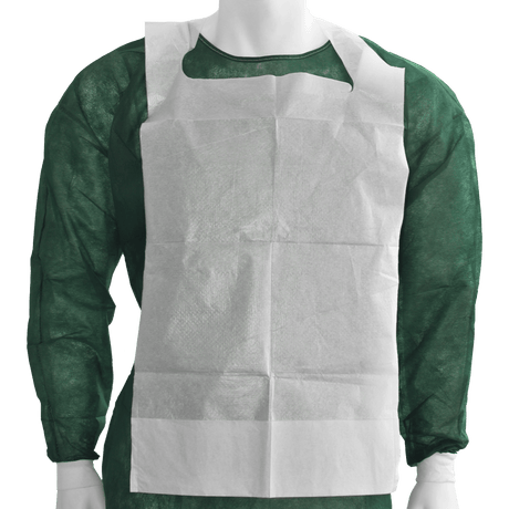 MaiMed Bibs Einweglätzchen für Erwachsene - mit Auffangtasche