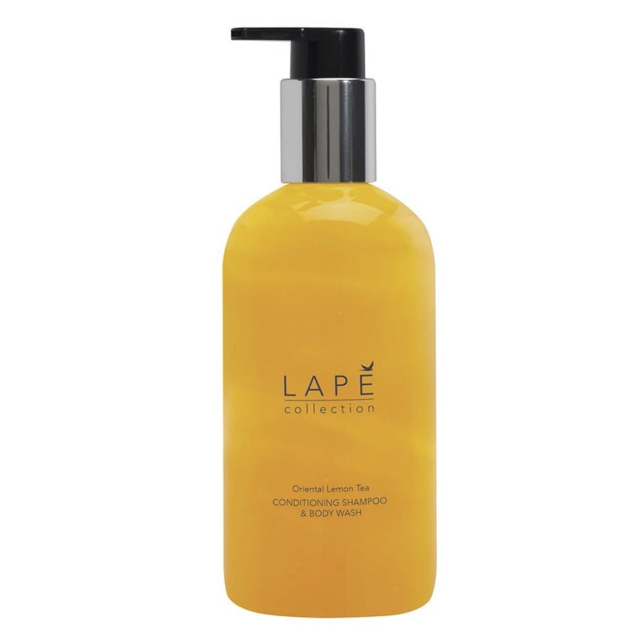 LAPE Collection Shampoo & Body Wash, Oriental Lemon Tea 2,4 Liter (8 x 300 ml)