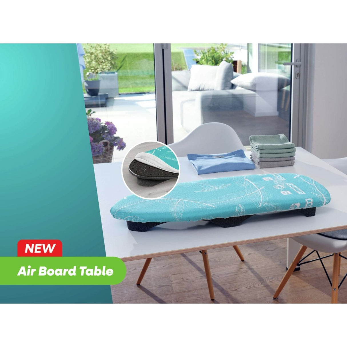 LEIFHEIT Air Board Table Compact Tisch-Bügeltisch