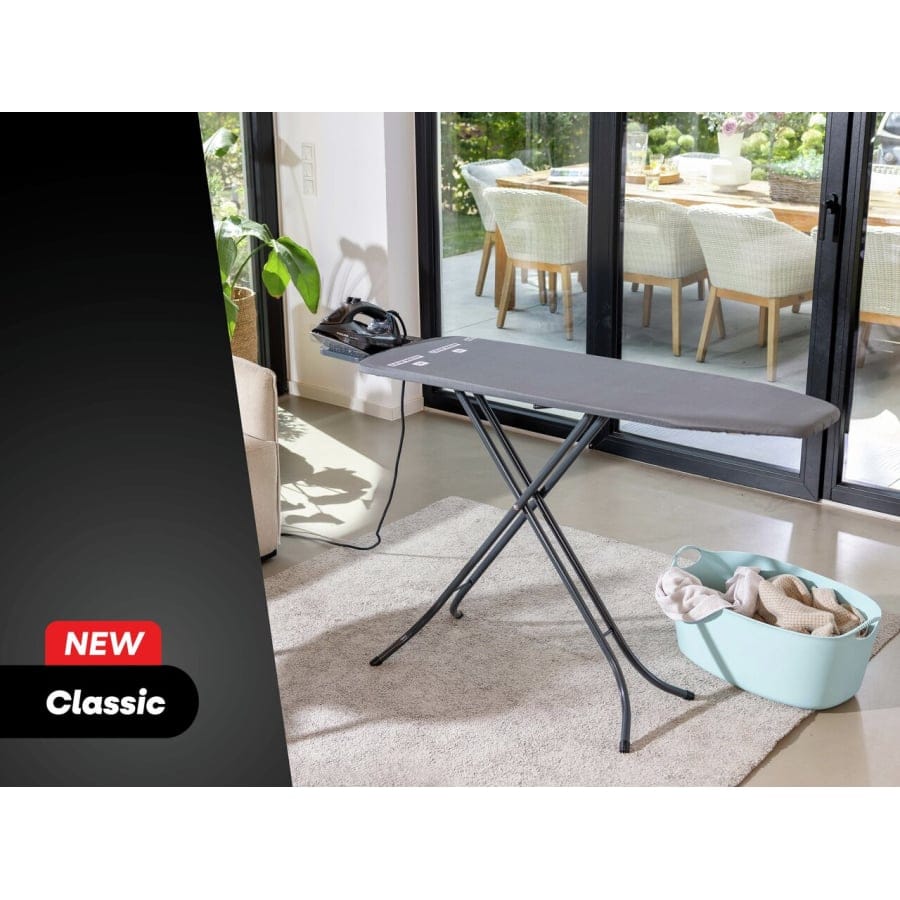 LEIFHEIT Classic M Black Bügelbrett, verstellbar