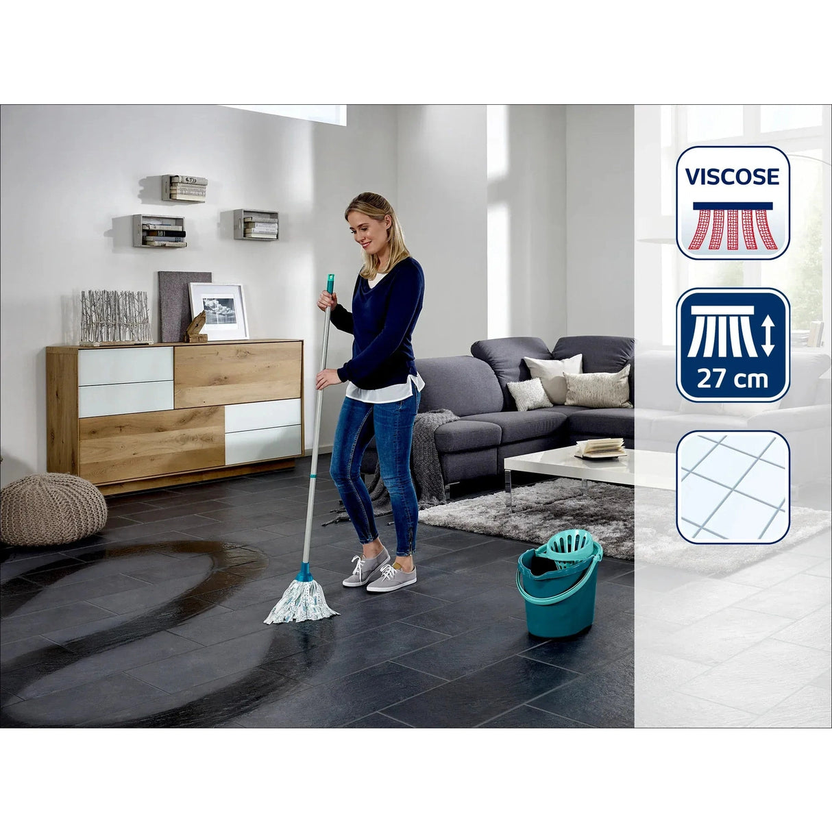 LEIFHEIT Classic Mop Set, 3-teilig