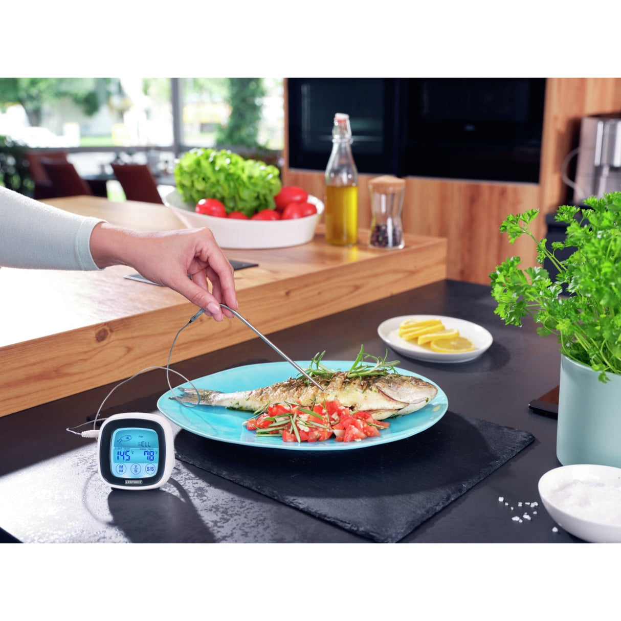 Leifheit digitales Braten- und BBQ-Thermometer