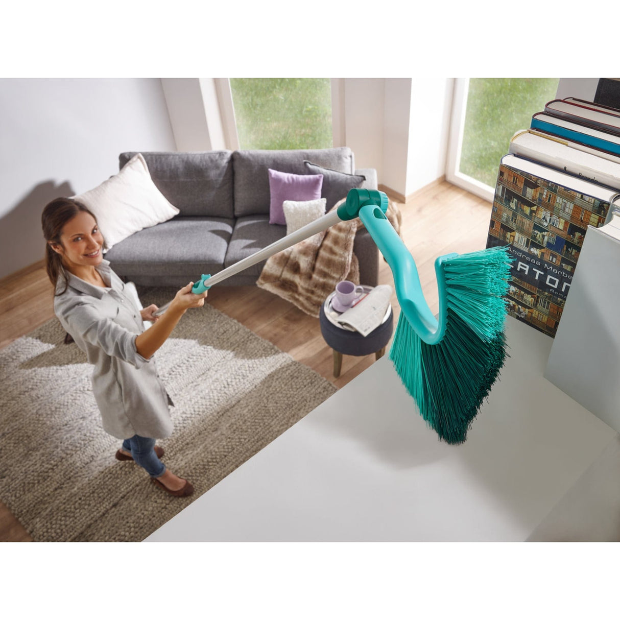 LEIFHEIT Dusty Handgerät Wand und Deckenbesen